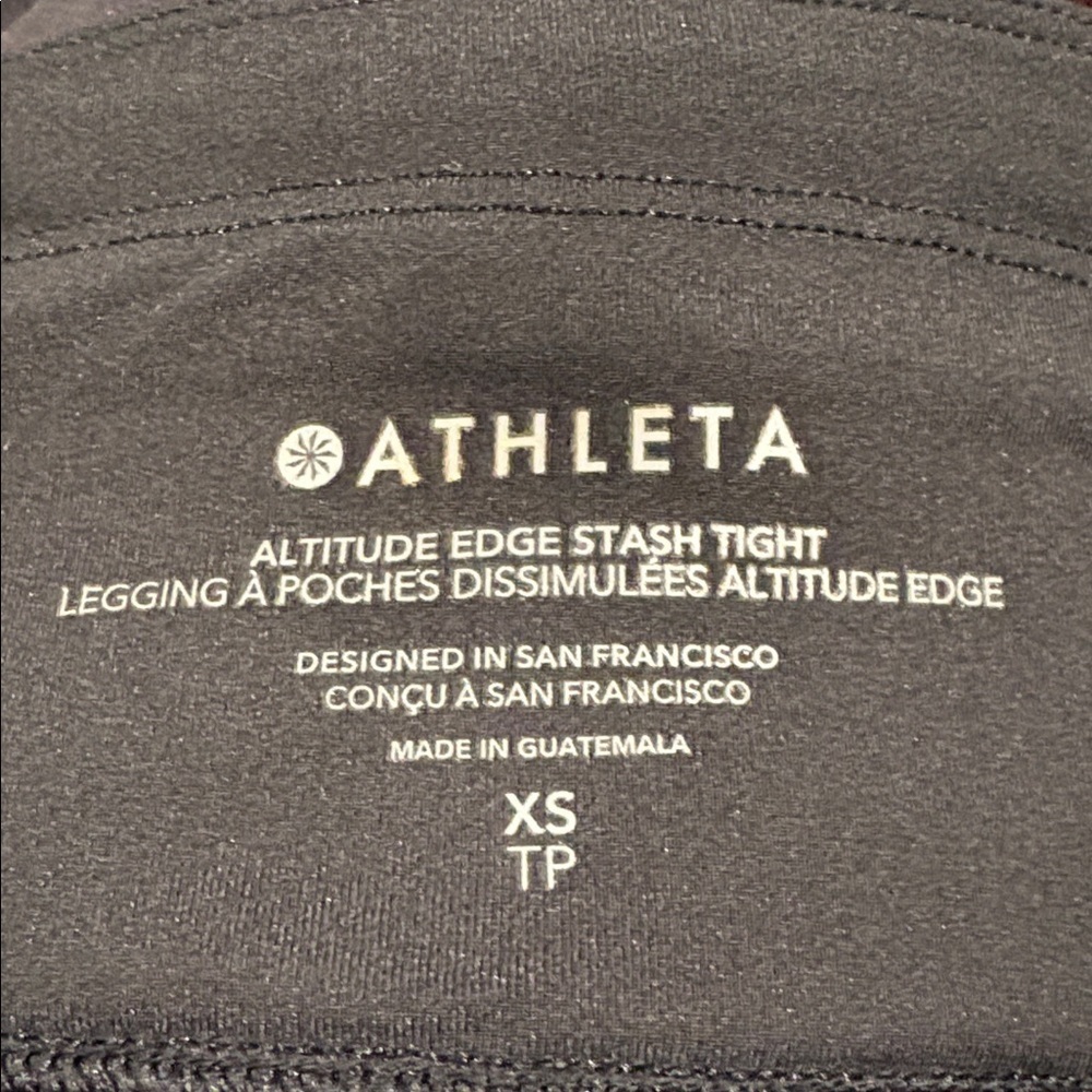 NWOT Athleta Altitude Edge Stash Tight Size XS - Picture 7 of 11